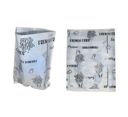 Bolsa para Papas Fritas Estampado 10X14 UND