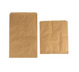 Bolsa de Arepa Color Marron 14X14 UND