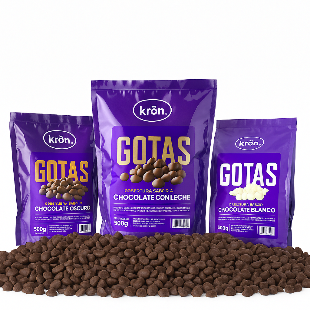 Gotas de Cobertura 500gr Und KRON