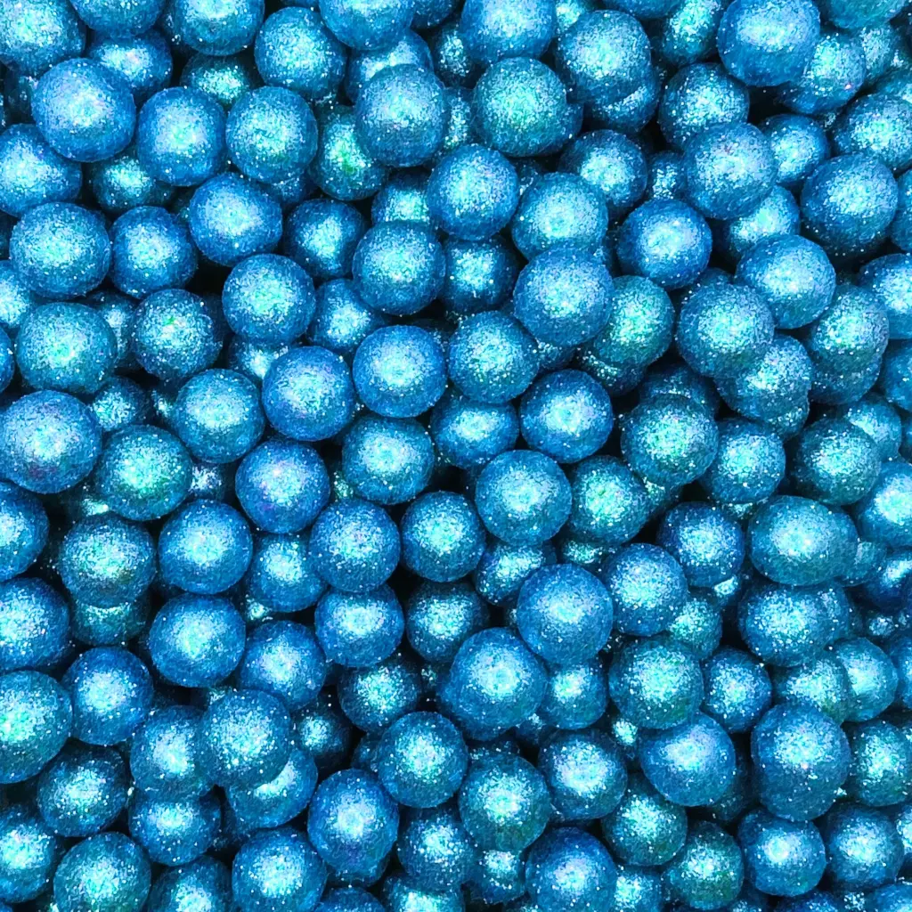 LLuvia Perlada Azules N#6 1kg und