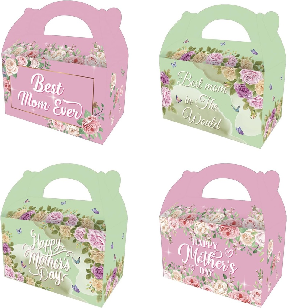 Cotillones para Dulces Día de la Madre con Diseño Floral Und