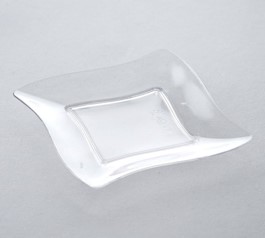 Mini Platos tipo Shot 8x8cm Paq x 24 Unds 