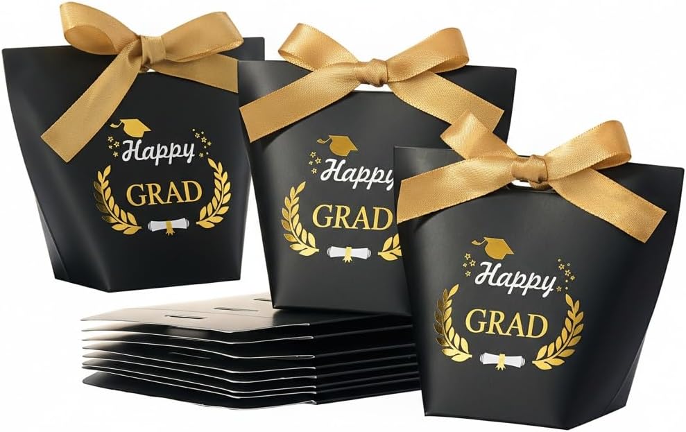 Caja Regalo Birrete Graduación con Listón Und