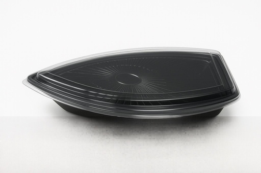 [BAR-SUS-GAL-BASE3] Barco de Sushi Oriental Mediano Und GALVANOTEK sin División para Salsas