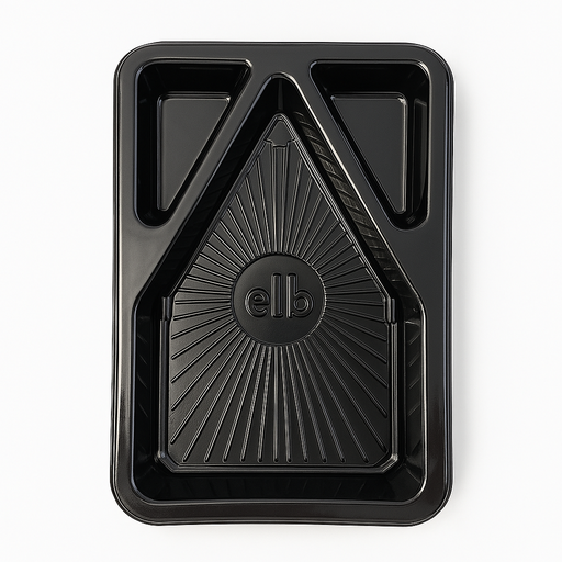 [ENV-TEM-GAL-BASE1] Envase para Temaki 20x12x5cm Und GALVANOTEK con División para Salsas