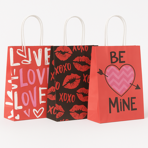 Bolsa de Papel con Tarjeta Und Incluye Papel de Seda 