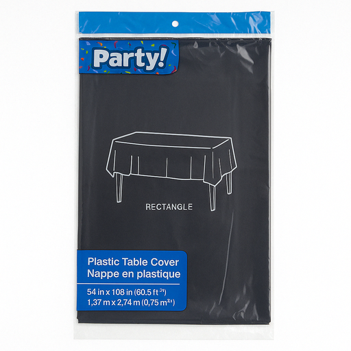 Mantel De Plastico Rectangular 54x108" Und PARTY!