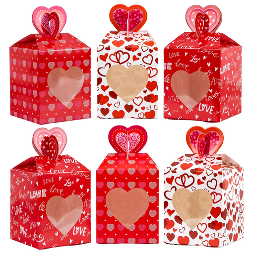 Caja con Visor para 1 Dulce de Corazones Und
