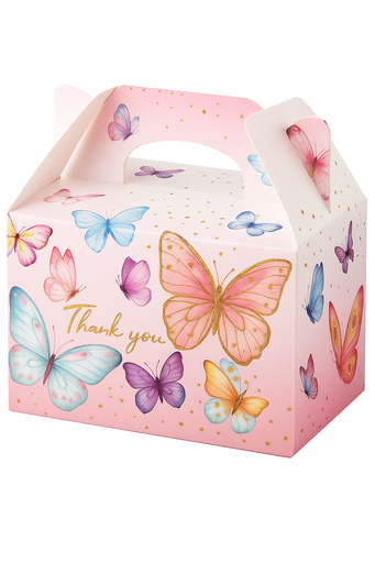Caja para Cotillon de Mariposas Und Varios Diseños