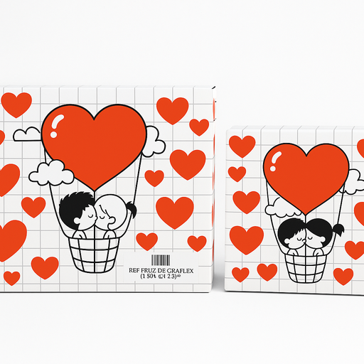 Caja para Dulces Cupon de Amor Und