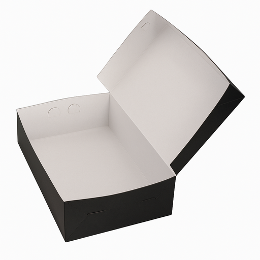 Caja para Dulces Negro Und