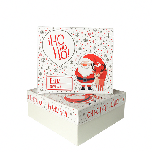 Caja de Torta Navidad Santa Ho Ho Und 