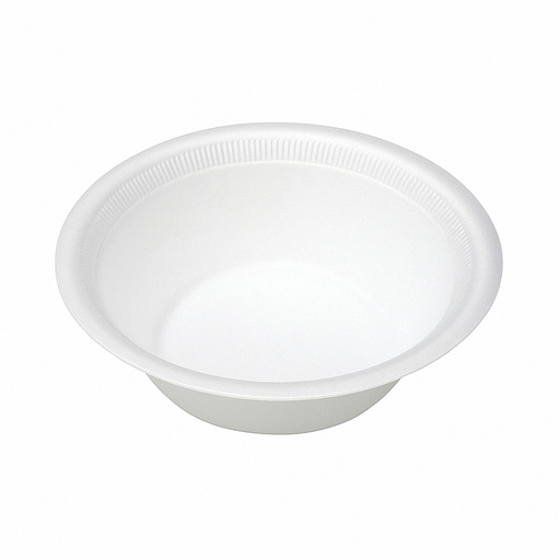 [PLA-PLA-SEL-BASE1] Plato de Plástico Blanco Hondo PS-12 Paq x 10 Unds SELVA Tipo Bowl