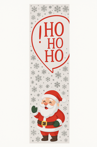 [CAJ-PAN-GEN-BASE2] Caja para Pan de Jamon Navidad Ho Santa 44x11x8 Und