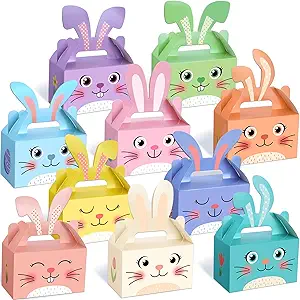 Caja de Cotillon Conejos de Pascua Und Varios Colores