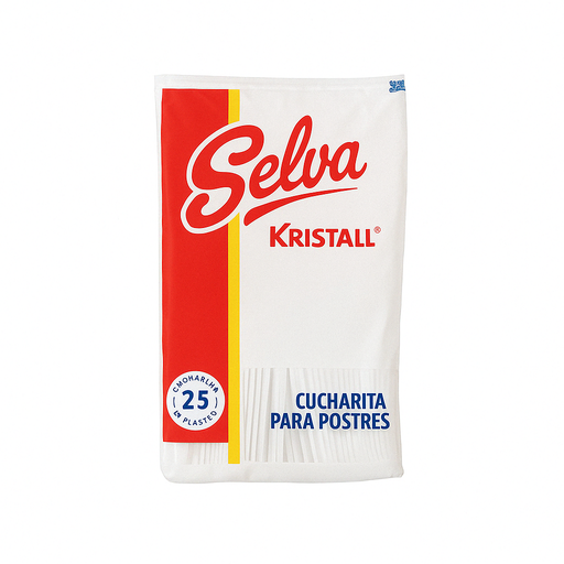 Cucharita de Postre PP 25 Unds SELVA 