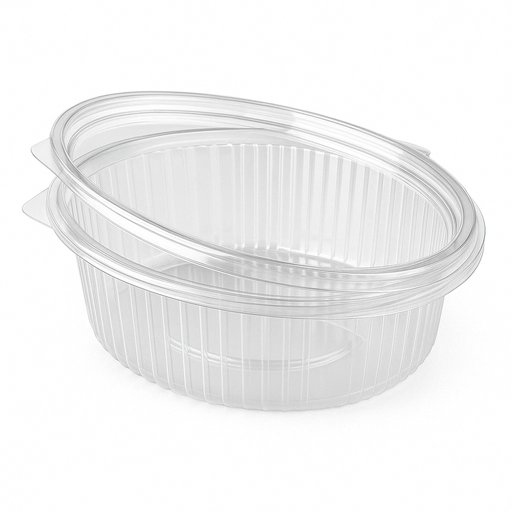 Envase Hermetico Transparente Ovalado Und DELIGOURMET