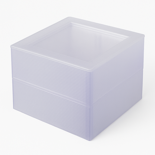 Kit de 50 Platos Cuadrados y 50 Tenedores Und