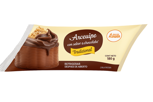 [ARE-SAB-DUL-BASE1] Arequipe con Sabor a Chocolate 1Kg Und DULCES FLOWER
