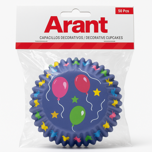 [CAP-VIO-ARA-BASE1] Capacillos #11 Violeta Azulado con Globos 50 Unds ARANT