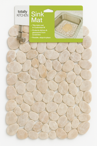 [TAP-FRE-TOT-BASE2] Tapete para Fregadero Diseño de Piedra Beige Und TOTALLY KITCHEN