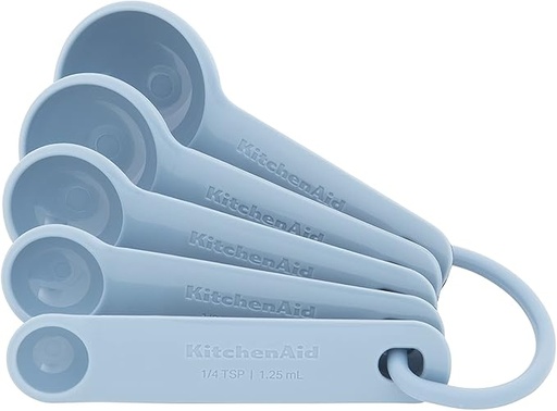 [SET-CUC-KIT-BASE1] Set Cucharas Medidoras Azul 5 Unds KITCHENAID