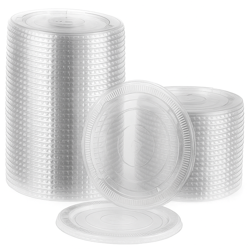 [TAP-TRA-ECO-BASE1] Tapa Transparente para Vaso PET #12oz 50 Unds ECO