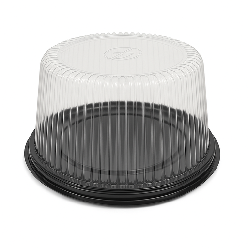 Tortera Millenium Transparente con Base Negra Und GALVANOTEK