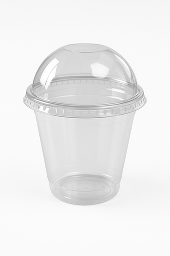 [VAS-TAP-GAL-BASE1] Vasos con Tapa Domo SF 6 oz 1x25 Unds GALVANOTEK