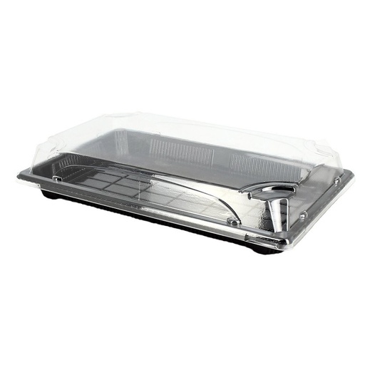 Envase de Sushi Grande 14x21cm Und ECOPLAST