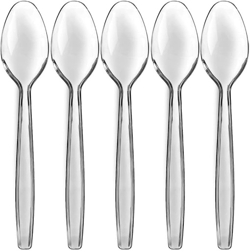 [CUC-TRA-GEN-BASE2] Cucharitas Transparentes para Shot 100 Unds