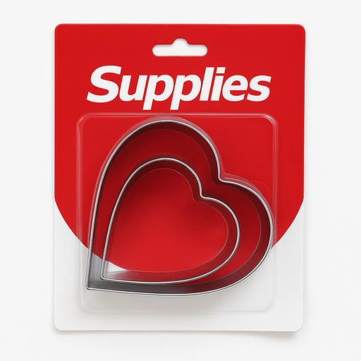 [COR-ALM-SUP-BASE45] Cortadores de Aluminio tipo Corazon 10x2 cm 3 Piezas