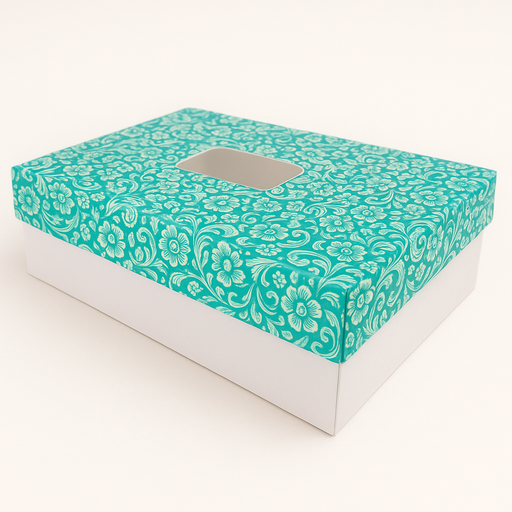 [CAJ-DUL-GEN-C1234] Caja Para 9 dulces 26x20x8cm Fucsia Und