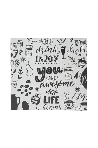 [CAJ-TOR-GEN-BASE18] Caja para Torta Estampada 20x20x10cm Und