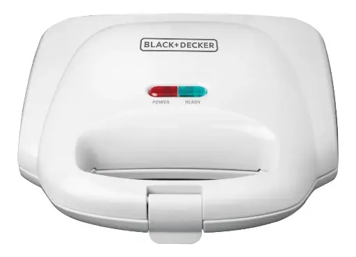 [SAN-PLA-BLA-BASE1] Sandwichera de Placas Profundas 820w Und BLACK+DECKER