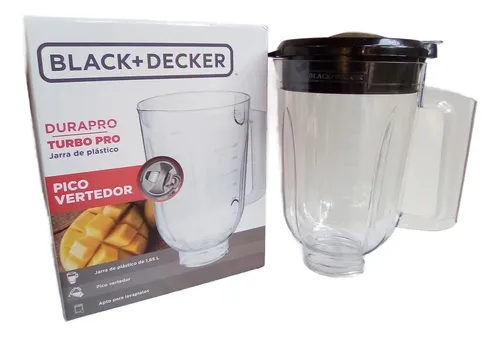 [JAR-PLA-BLA-BASE1] Jarra de Plastico Turbo Pro 1,65ml Und BLACK+DECKER