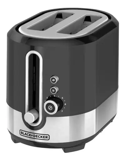 [TOS-REB-BLA-BASE2] Tostadora de 2 Rebanadas Extra Anchas Und BLACK+DECKER