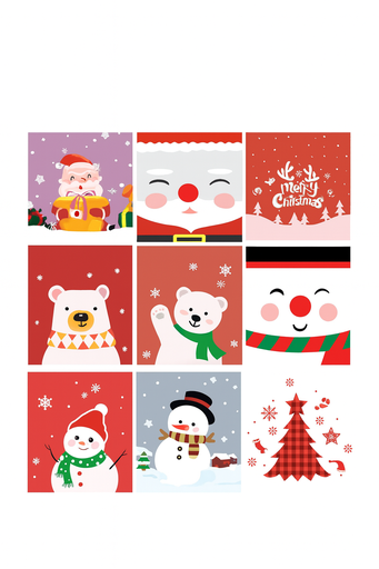 [BOL-CEL-GEN-BASE31] Bolsas de Celofan con Adhesivo 11x10cm Navideñas Und Varios Diseños