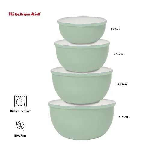 [SET-TAZ-KIT-BASE3] Set de 4 Tazones Ensaladeras Varios Colores Und KITCHENAID 