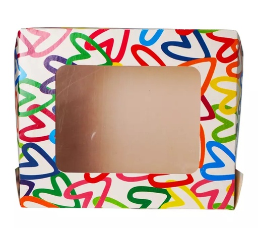 [CAJ-DUL-CAR-C1575] Caja de Dulce con Acetato Cami Color #6 23x15x7.5cm Und CARTONERA CARACAS