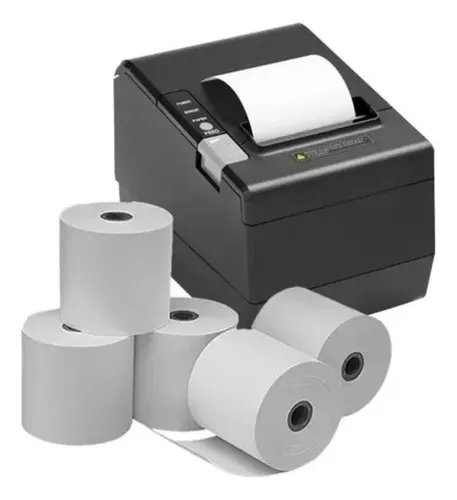 [ROL-TER-MRB-BASE1] Rollo Termico 80x65mm Para Maquina Fiscal Paq x 5 Unds MR BOBINA