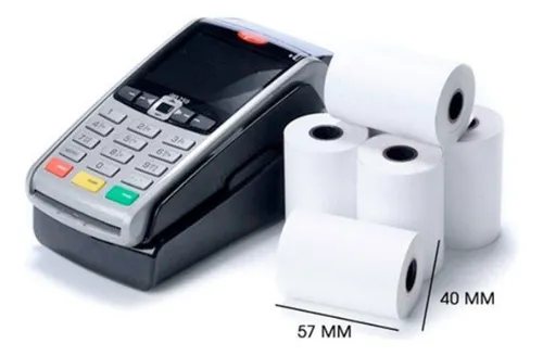[ROL-TER-MRB-BASE2] Rollo Termico 57x40mm Para Punto de Venta Paq x 10 Unds MR BOBINA