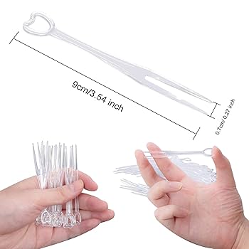 [MIN-TEN-GEN-BASE1] Mini Tenedor de Plastico Para Frutas Paq x 50 Unds