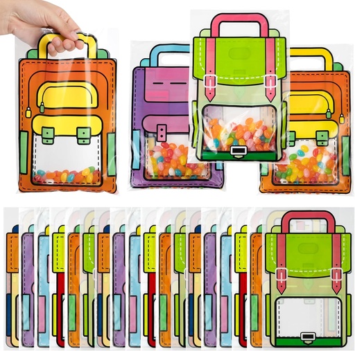 Bolsa tipo Mochila de Papel Regreso a Clases con asa und