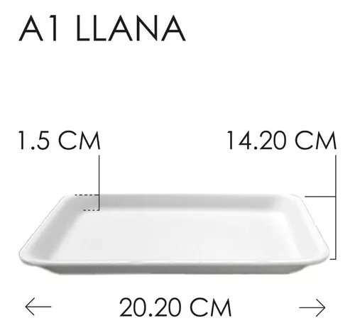 [BAN-ANI-MUL-BASE1] Bandeja de Anime A1 Llana Und MULTIPLAST