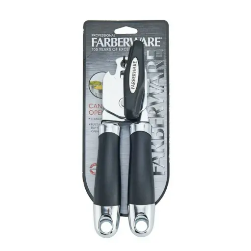 [ABL-LAT-FAR-BASE1] Abre Latas Negro Und FARBERWARE con Abre Botellas Integrado